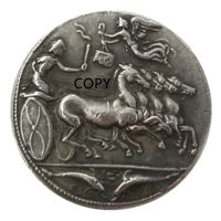 【CW】 Syracuse of ANCIENT GREEK Coin Arethusa   Carriage Commemorative Coins