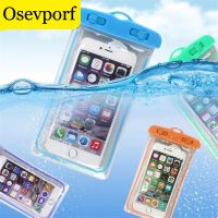 Waterproof Swimming Bag Phone Pouch Cover Mobile Case Beach Outdoor Swimming Pool Diving Skiing Snorkeling Case for Mobile Phone