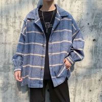 [COD] 2022 windbreaker woolen coat jacket mens spring bf version all-match casual loose