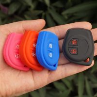 Key silicone New Silicone car key fob case cover set cap skin shell holder protect For Suzuki Amagatarai Shangyue Remote keyless wholesale 1 pcs