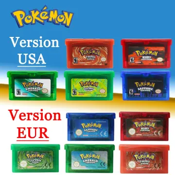 Pokemon Series GBA Game 32-Bit Video Game Cartridge Console Card