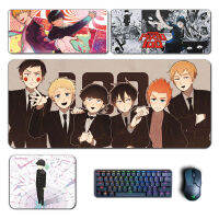 Anime Mob Psycho 100 Mousepad Reigen Arataka Kageyama Shigeo Mouse Pad Computer Laptop Gamer Pad PC Gaming Accessories Desk Mats