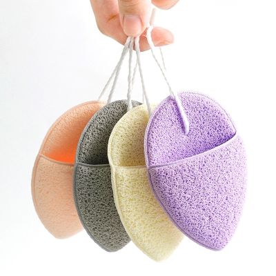 【CW】 Exfoliating Face Cleansing Puff Flutter Sponge Deep Remover To Headband Sponges Facial