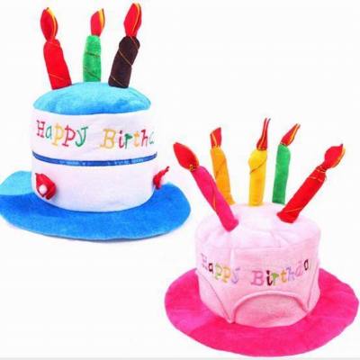 เด็กผู้ใหญ่หมวกวันเกิดหมวกกับเค้กเทียนออกแบบงานเลี้ยงวันเกิดเครื่องแต่งกาย H Eadwear อุปกรณ์เสริมสินค้าคริสต์มาสฮาโลวีนตกแต่ง
