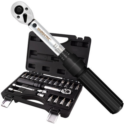 Tool Combo Kit Torque Wrench Bits Set Bicycle Motorcycle Detection Repairings Tool High Precisions Combination Tool Multipurpose Utility Tools Kit 21 In 1 Home Household Bicycle Fix