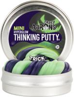 Crazy Aaron Thinking Putty รุ่น Halloween - HyperGlow - TRICK 2  TIN เปลี่ยนสีตามอุณหภูมิและเรืองแสงในที่มืด สีม่วง กระปุกเล็ก ดินน้ำมันวิทยาศาสตร์ ไม่มีวันแห้ง เด้งได้ ปั้นได้ ไม่ใช่สไลม์ มี มอก.