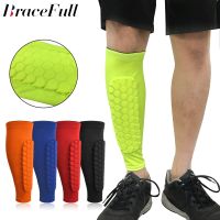 【YD】 1Pcs Football Shin Guards Leg Sleeves Support Protector Soccer Shields