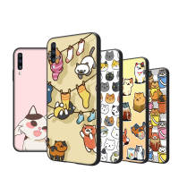 Black เคสโทรศัพท์ Compatible หรับ Samsung Galaxy Note Ultra S20 20 S10 S10E 10 9 8 FE Lite Plus ปก SC-36 Cut Cat Neko