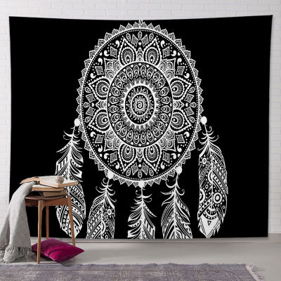 Beautiful pattern mandala, sun god, skull, divination and other series tapestry background home decoration