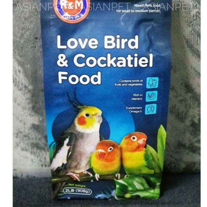 R&M Love Bird & Cockatiel Food 908g / Bird Food | Lazada