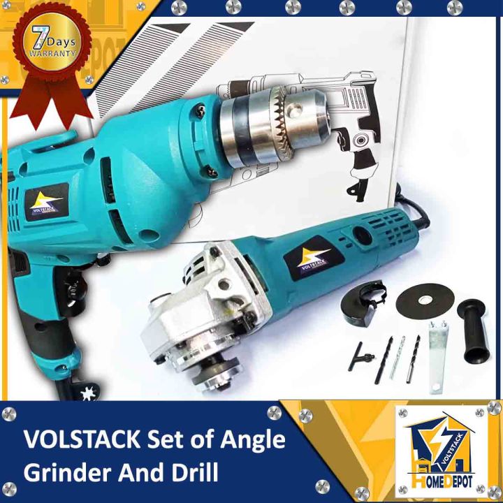 780W 220V set impact Drill and Grinder with Accessories and drivers ...