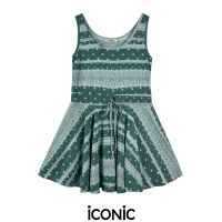 iCONiC DOTS OFF TOP #6915 เสื้อผญ ผ้ายืด ลายลูกไม้ อก34" เอว24-30 ยาว30"  เสื้อแฟชั่น เสื้อแฟชั่นผญ เสื้อออกงาน เสื้อทำงาน เสื้อไฮโซ