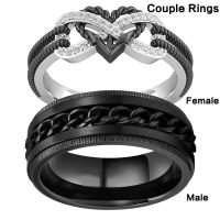 Couple Rings Jewelry Wholesale Items Resale New Listing Gothic Accessories