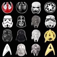 【YF】✴  Star Wars Darth Vader Brooch Mens Jacket Denim Metal Enamel Lapel Pin Accessories