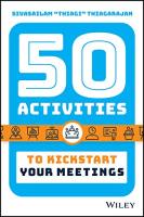 หนังสืออังกฤษใหม่ 50 Activities to Kickstart Your Meetings [Hardcover]