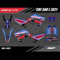 สติ๊กเกอร์วิบาก Honda CRF 300 L 2021 ทั้งคัน Graphic kit สติ๊กเกอร์เคลือบเงา สุดคุ้ม