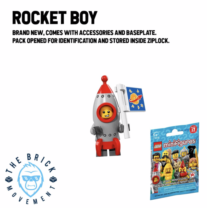 Lego® Collectible Minifigure Series 17 Rocket Boy Minifigure Lazada Ph