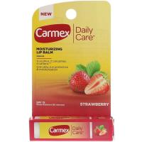 Carmex, Daily Care Lip Balm, Strawberry, SPF 15 ลิปบาล์มกันแดด กลิ่นสตอร์เบอรี่  4.25 g