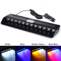 2021Police Lights Car LED Strobe Light RedBlue AmberWhite Signal Lamps Flash Dash Emergency Flashing Windshield Warning Light 12V