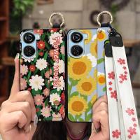 sunflower Kickstand Phone Case For ZTE Axon40 Lite cartoon Back Cover Soft armor case Phone Holder ring Anti-dust cute