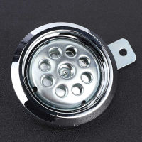 Universal รถจักรยานยนต์ Horn กันน้ำ 105dB ดัง 12V 85mm W/รังผึ้ง Chrome Cover