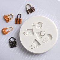 【hot】 Fashion Handbag Silicone Molds Fondant Cakes Tools Sugarcraft Chocolate Baking Gumpaste