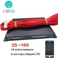 1A 2A บาลานซ์แบตเตอรี่ลิเธียม2S ~ 16S,อีควอไลเซอร์แอพพ์บลูทูธ BMS Li-Ion Lipo Lifepo4 LTO Balancer JK 4S 8S 10S 13S ชิ้นส่วนสเก็ตบอร์ด Outdo