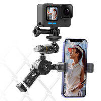 Ulanzi CM010สากลรั้วภูเขาสำหรับ Gopro รั้วหนีบวางติดตั้งบันทึกวิดีโอสำหรับ Gopro Insta360 DJI การกระทำกล้องศัพท์