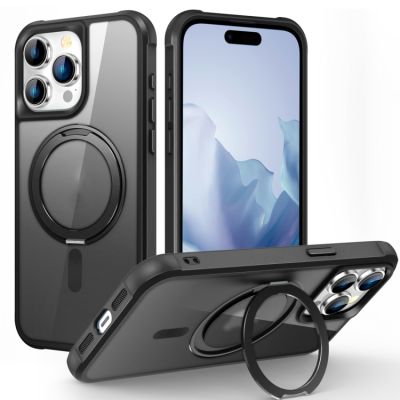 MagSafe ที่ยึดแบบหมุนได้แม่เหล็กเคสโทรศัพท์สำหรับ iPhone 15 Pro Max/iphone 15 Plus,5AceShop