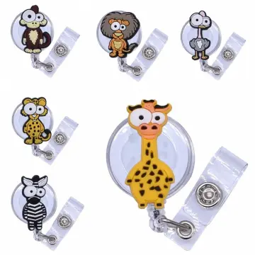 Cheap Dog Cat Retractable Badge Holder Animals Easy Pull Buckle ID