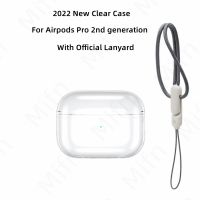 CW For Airpods2 lanyard clear case soft tpupro 2 transparent case kids case for apple airpods pro 2capa fundas