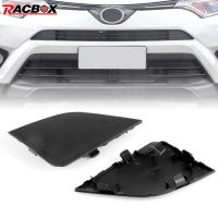 Front Bumper Tow Hook Eye Cover Cap Fit For Toyota RAV4 2016 2017 2018 532850R080(Right) 532860R080(Left) Car Accessories