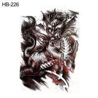 AWEI1 Cool Tiger Lion Dragon แขนไหล่กันน้ำรอยสักปลอมชั่วคราวสติกเกอร์ HB-226