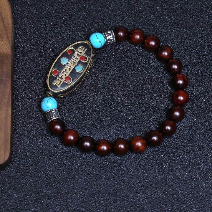 8-mm-sandalwood-turquoise-prayer-beads-bracelet