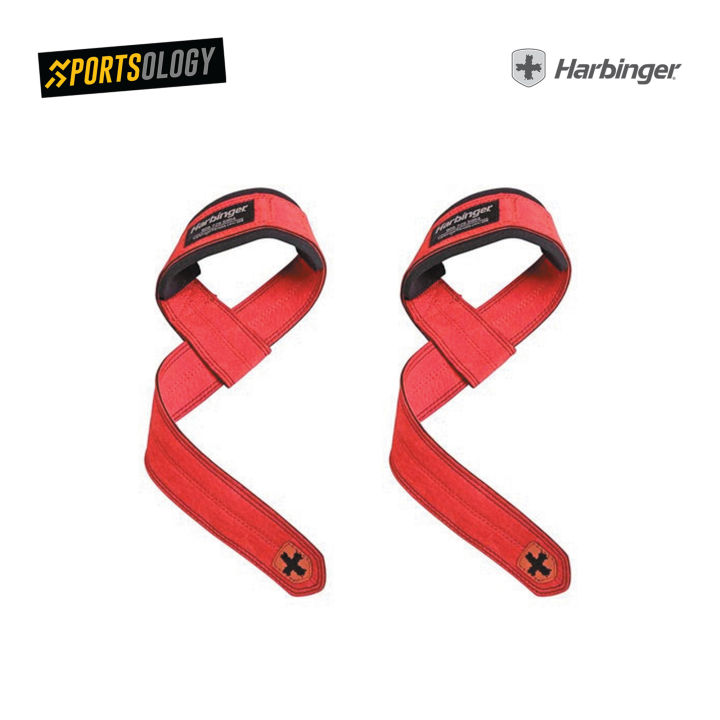 Harbinger Padded Leather Lifting Straps Lazada PH