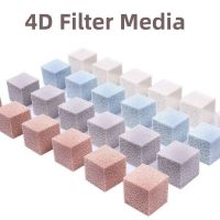 1L 4D Aquarium Bio Filter Media Fish Tank Wet Filter Media Block for Crystal Clear Water Aquarium Filter System filtro acuarios Filters Accessories