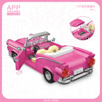 LOZ มินิบล็อก PINK CABRIOLET (รหัส 1125)