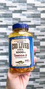 DATE 6 2025  VIÊN UỐNG DẦU CÁ TUYẾT HOLLAND & BARRET COD LIVER OIL 1000