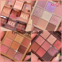 【Eyeshadow palette】INS-9 Color Eyeshadow Palette Shiny Eye Makeup Matte Matte Pearlescent Earth Color Eyeshadow Glasses All-match Eyeshadow Long-lasting Waterproof Do Not Take Off