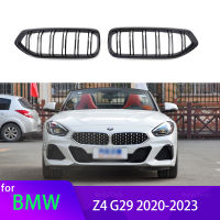 1คู่รถ Glossy Black กันชนหน้าคู่2 Slat ไต Grilles สำหรับ BMW Z4 2019 - 2024 G29 Roadster M40i SDrive 25i