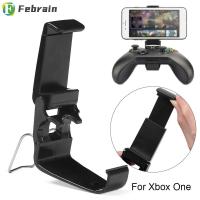 FEBRAIN ขาตั้งวิดีโอเกม Gamepad แบบพกพาโครงจับกล้องมือถือคลิปสมาร์ทโฟนควบคุมที่วางโทรศัพท์