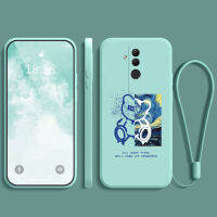 เคสhuawei mate 20 lite ยางนิ่ม กันกระแทก กันน้ำ กันลื่น ฝาหลัง คลุมเต็มขอบ ไม่เบียด ฟิล์มมือถือ เคสใส่เลนส์ ลายการ์ตูนน่ารัก