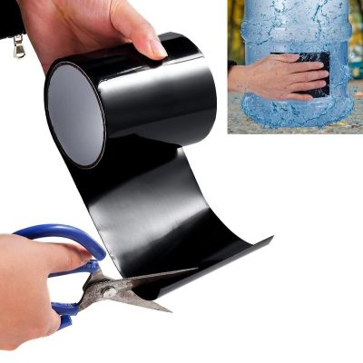 ♚♙ 200x10cm Super Strong Fiber Waterproof Tape Stop Leaks Seal Repair Tape Performance Self Fix Tape Fiberfix Adhesive duct tape