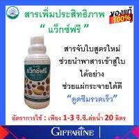 ปุ๋ยน้ำทางใบ สารจับใบ สวน กิฟฟารีน แว็กซ์ฟรี Wax Free สารเสริมประสิทธิภาพ แก้ปัญหาการฉีดพ่นช่วงหน้าฝน ของแท้ ส่งฟรี