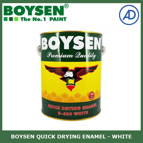 Boysen B-600 Quick Drying Enamel White (4L) | Lazada PH