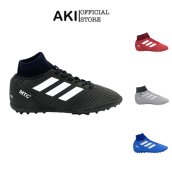 Giày đá bóng nam cỏ nhân tạo Aki Sport 3 sọc Nhiều Màu cao cổ thể thao