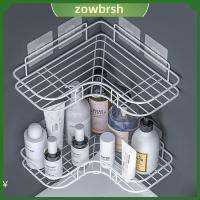 ZOWBRSH โลหะสำหรับตกแต่ง ชั้นเก็บของในห้องน้ำ อุปกรณ์ติดผนัง สามเหลี่ยมแอลอีดี ชั้นเจลอาบน้ำ ทนทานต่อการใช้งาน ที่วางเครื่องสำอางแบบตั้ง ห้องครัวห้องน้ำห้องน้ำ