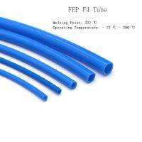 2X4/2.5X 4/4X6/6X8/8X10mm สีฟ้าสีแดง FEP หลอด F4ทนอุณหภูมิสูง-1/2เมตร