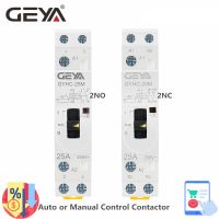 GEYA Kontrol Manual Kontaktor Rumah Tangga Din Jenis Rel Kontaktor Modular 2P 16A 20A 25A 2NO Atau 2NC 220V