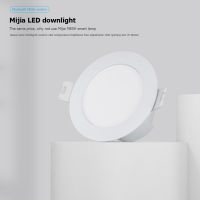 Xiaomi สมาร์ทดาวน์ไลท์ลงหลอดไฟ Led 75-80มิลลิเมตรบลูทูธ5.0ตาข่ายรุ่นหรี่แสงได้การควบคุมเสียงเพดานโคมไฟปิดภาคเรียน